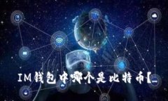 IM钱包中哪个是比特币？