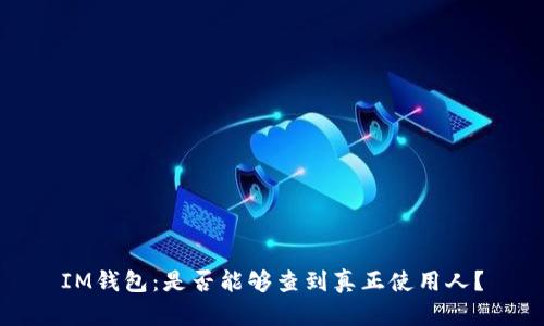 IM钱包：是否能够查到真正使用人？