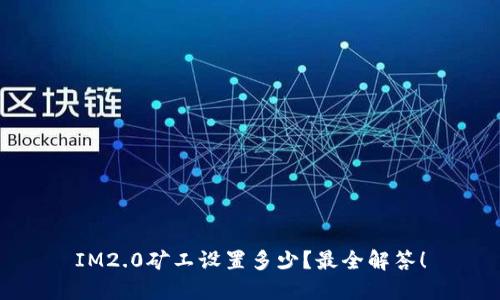 IM2.0矿工设置多少?最全解答!