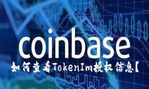 如何查看TokenIm授权信息？